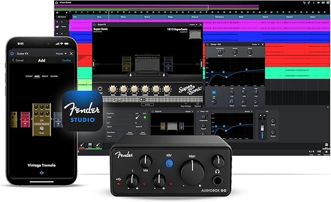 Guitar Recording USB Audio Interface For Home Studio