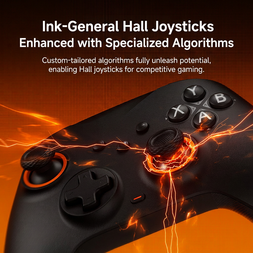 Gaming controller featuring hall sensor technology
