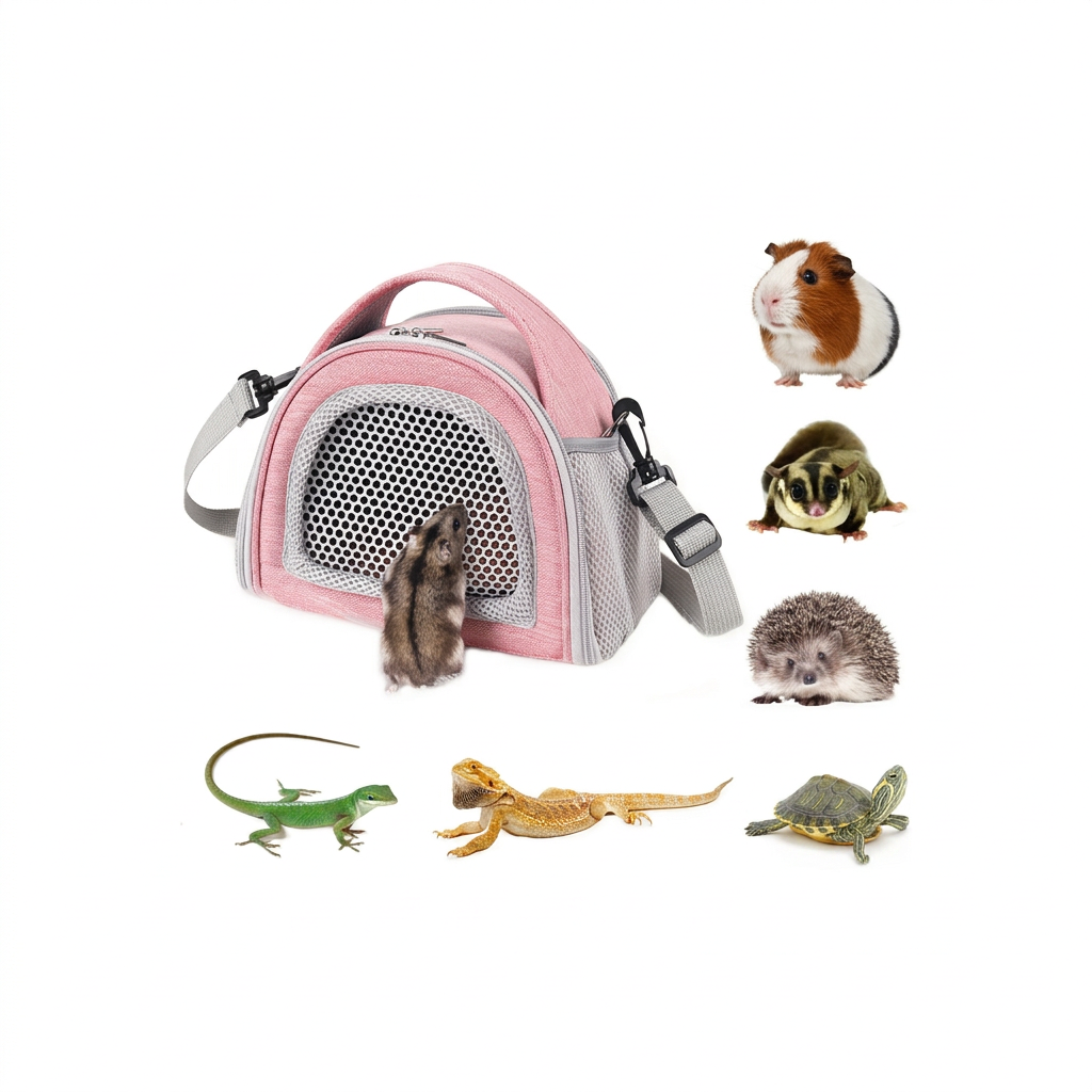 hamster backpack carrier bag portable travel carrier for small pets