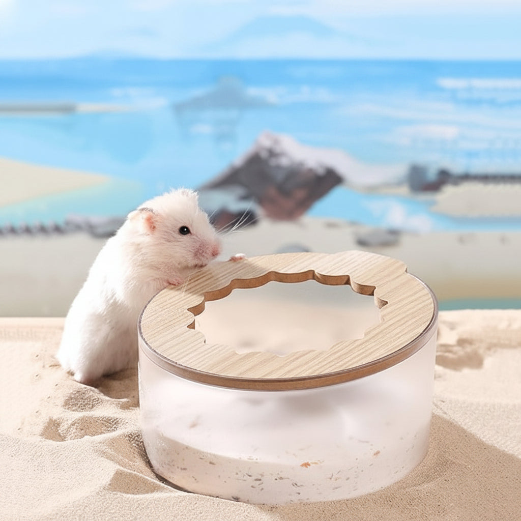 Hamster Sand Play Box for Dwarf and Syrian Hamsters