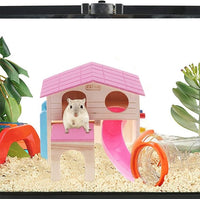 Hamster Slide Ladder House for Play and Rest
