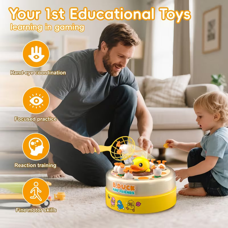 Hand eye coordination bounce toy for preschool children
