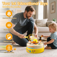 Hand eye coordination bounce toy for preschool children