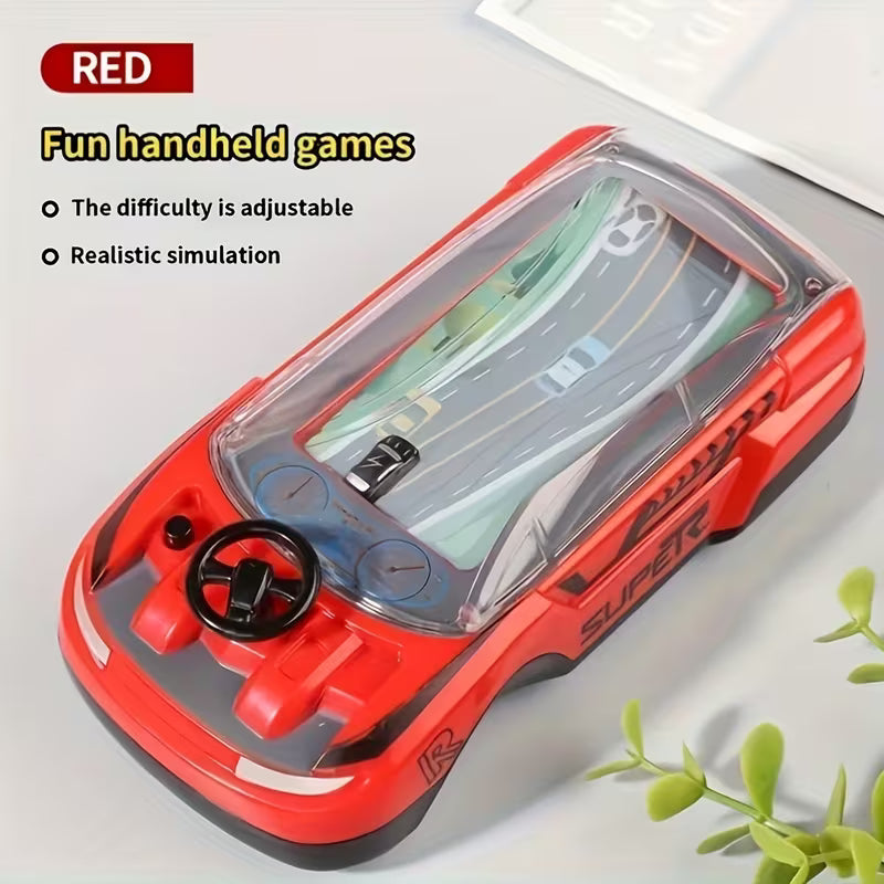 Hand-eye coordination car game for focus and reaction skills