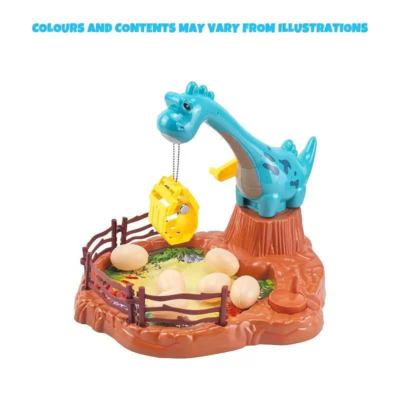 Hand eye coordination toy for kids with dinosaur catch game
