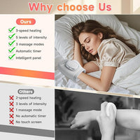 Compact wrist massage equipment positioned for comfortable personal use.