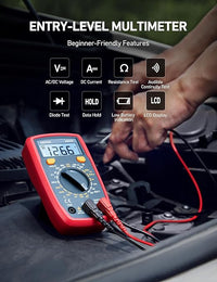 Handheld Digital Multimeter for Electrical Troubleshooting