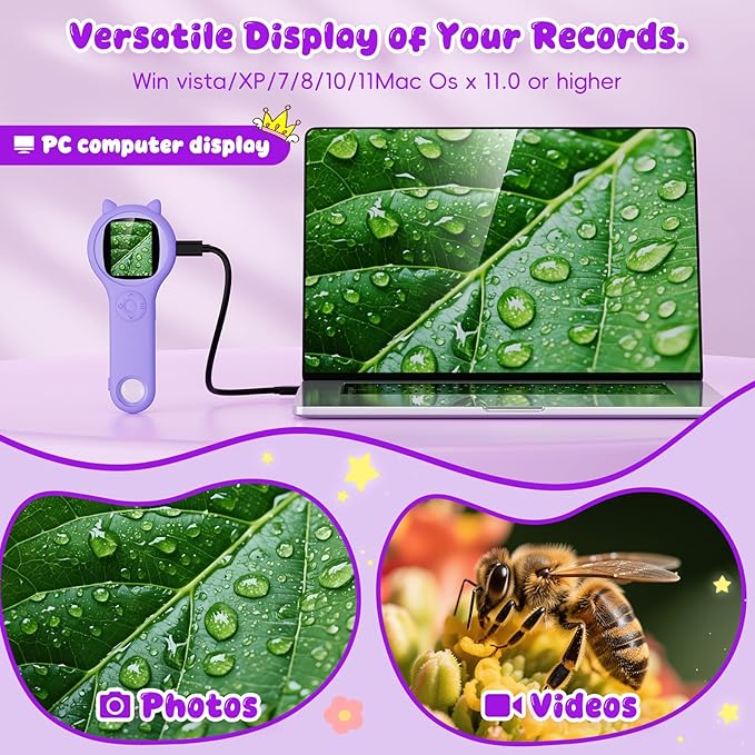 Handheld magnifier science toy for children learning