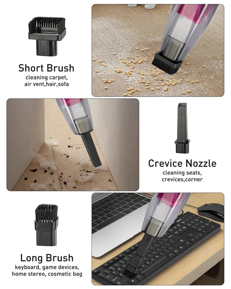 Handheld Vacuum Cleaner for Pet Hair and Dry Debris