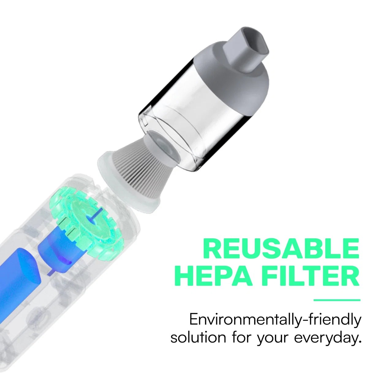 Handheld Vacuum Cleaner with HEPA Filter
