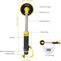 Handheld waterproof metal detector pinpointer for diving