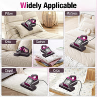 mattress cleaner with 80,000 RPM rotating brushroll