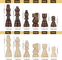 handmade chess pieces set with magnetic design