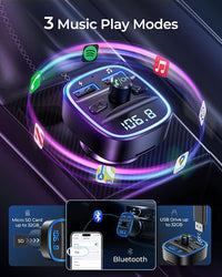 Hands Free Calling Bluetooth Car Kit With Built In Microphone