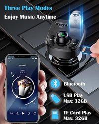Hands Free Calling FM Transmitter With Built In Microphone
