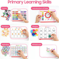 Hands-on learning book for toddlers with fine motor activities