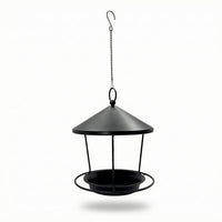Hanging Iron Bird Feeder for Outdoor Garden Use