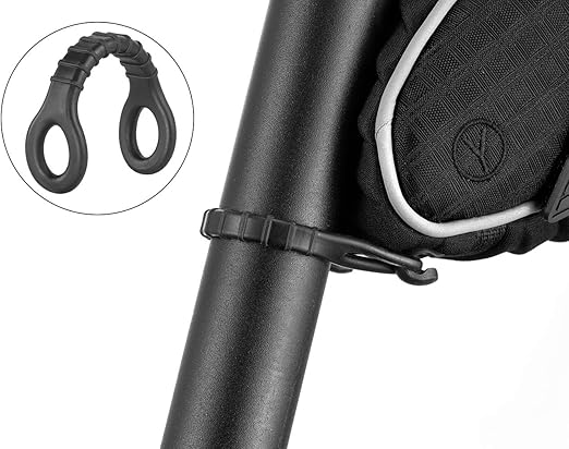 Hard shell bike seat bag for secure and durable storage