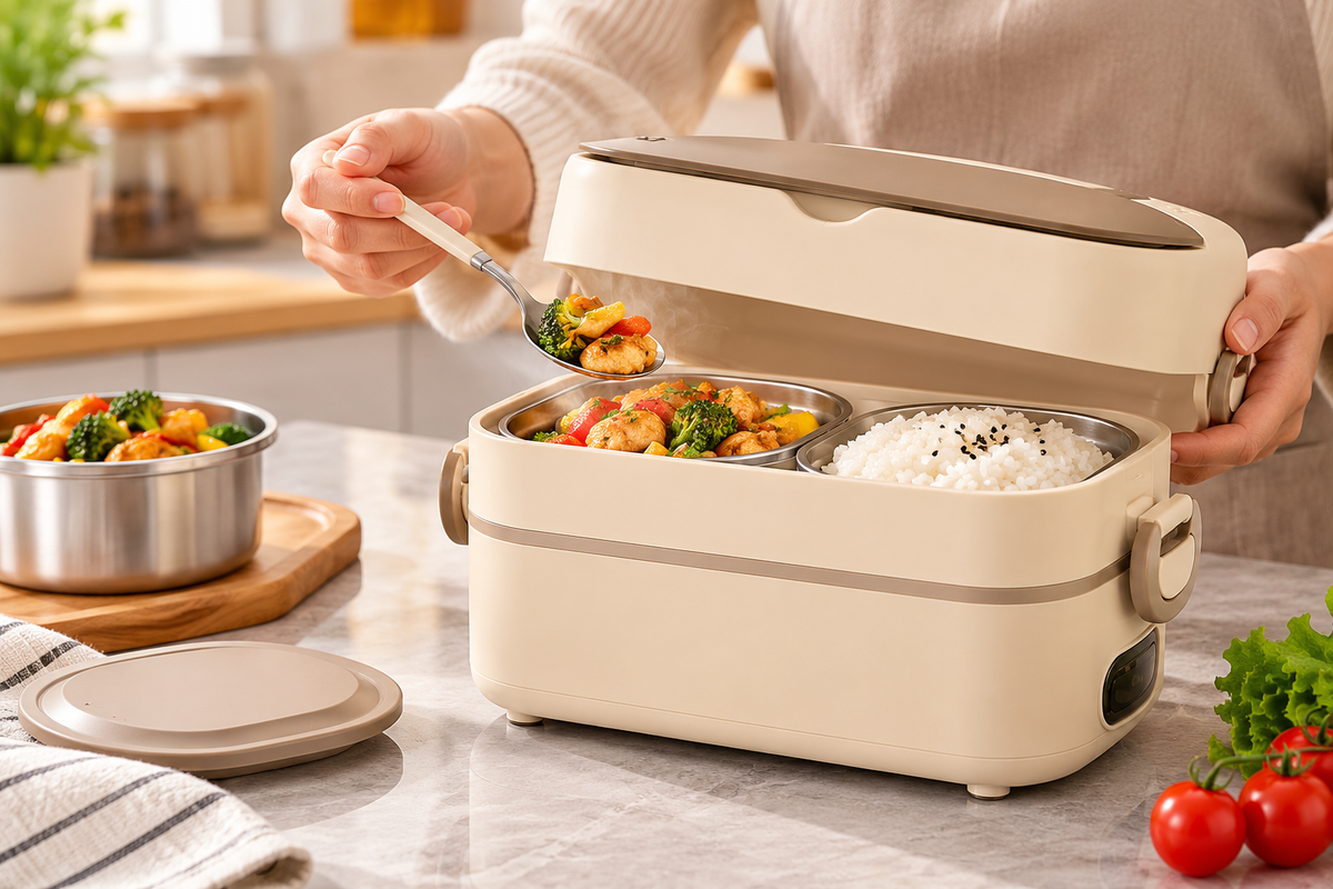 portable electric meal warmer for travel