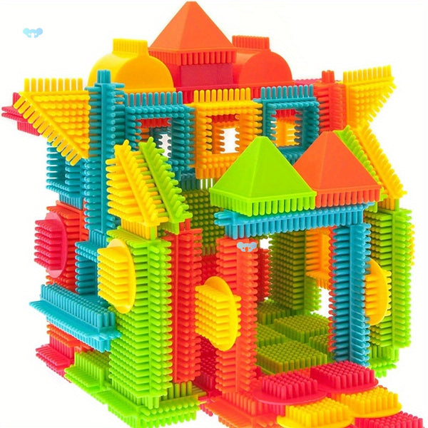 Hedgehog Building Blocks Toy Set 150PCS – Soft Interlocking Blocks, Construction Toy, Educational Toys for Kids Creative Learning