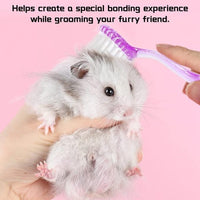 Hedgehog Grooming Comb with Soft Bristles for Bathing and Massaging