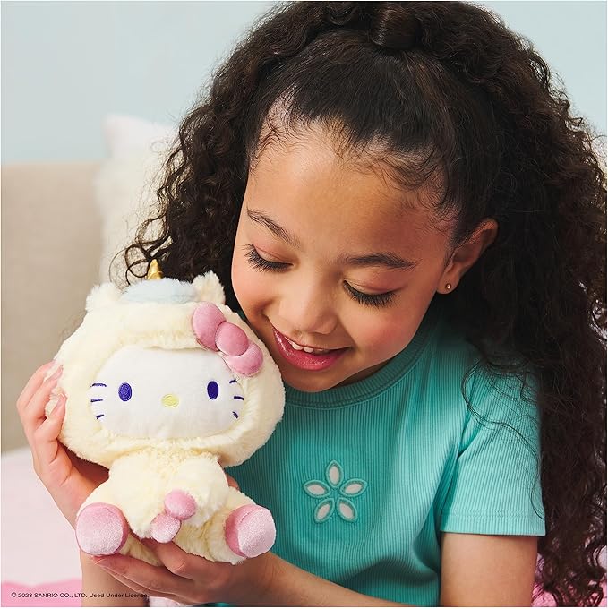 6-inch Hello Kitty unicorn plush stuffed animal for kids