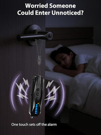 Anti-spy alarm and LED alerts on the Hidden Camera Detector for real-time detection.