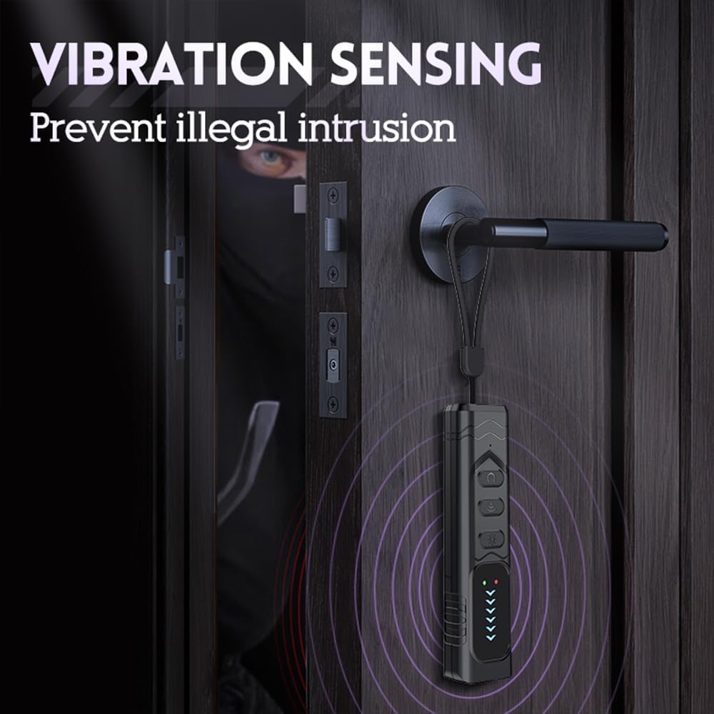 Hidden Camera Detector in use, scanning for wireless cameras and bugs in a hotel room