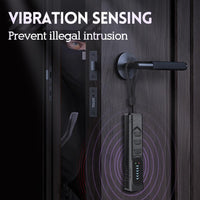 Hidden Camera Detector in use, scanning for wireless cameras and bugs in a hotel room