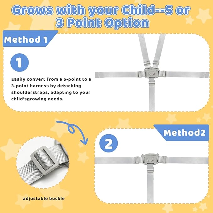 Durable polyester material used in high chair replacement straps