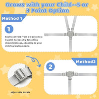 Durable polyester material used in high chair replacement straps