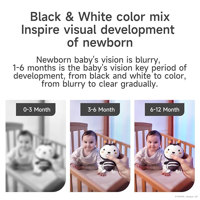 High Contrast Baby Hanging Toy For Stroller And Crib