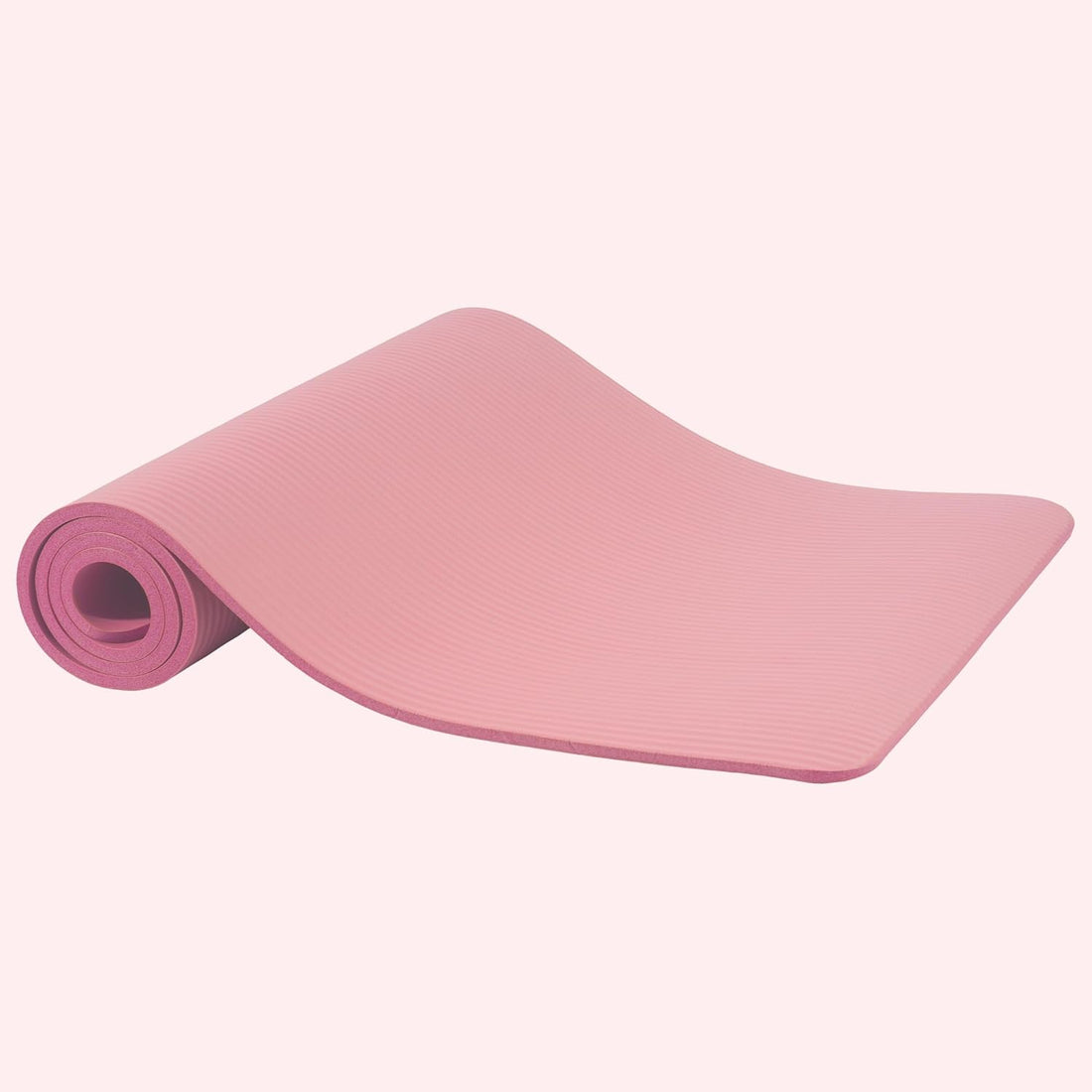 Front view of high-density foam yoga exercise mat