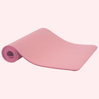Front view of high-density foam yoga exercise mat