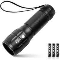 High Lumens Small LED Flashlight Waterproof Adjustable Focus Torch