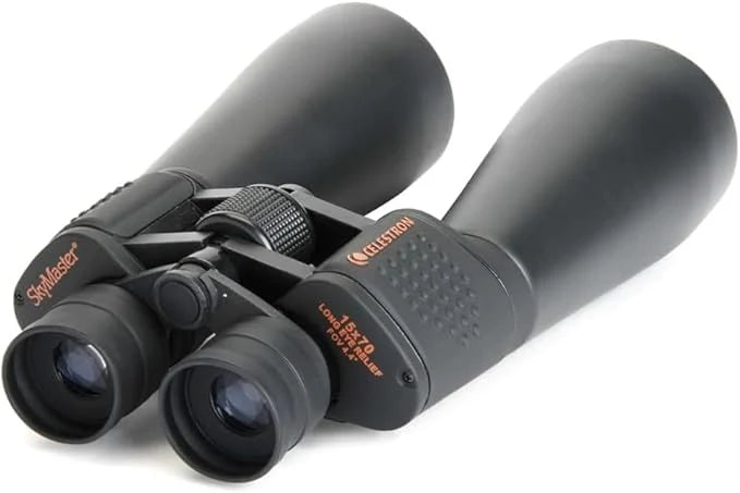 High power binoculars for moon viewing and night sky observation