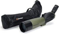 high power zoom spotting scope 80mm objective lens close up for clear long range viewing
