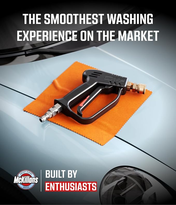 High pressure water gun for car cleaning and detailing