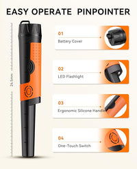 High Sensitivity Metal Detector Pinpointer Tool