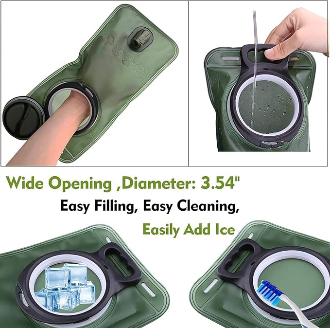 Hydration Bladder Compatible with Hiking Backpack System
