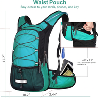Hiking water backpack designed to keep liquids cool for up to five hours