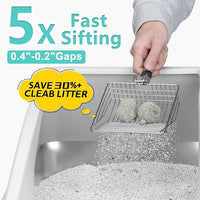 Stainless litter box for home cat area