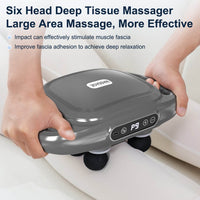 Home fitness percussion massager for back shoulders arms and legs