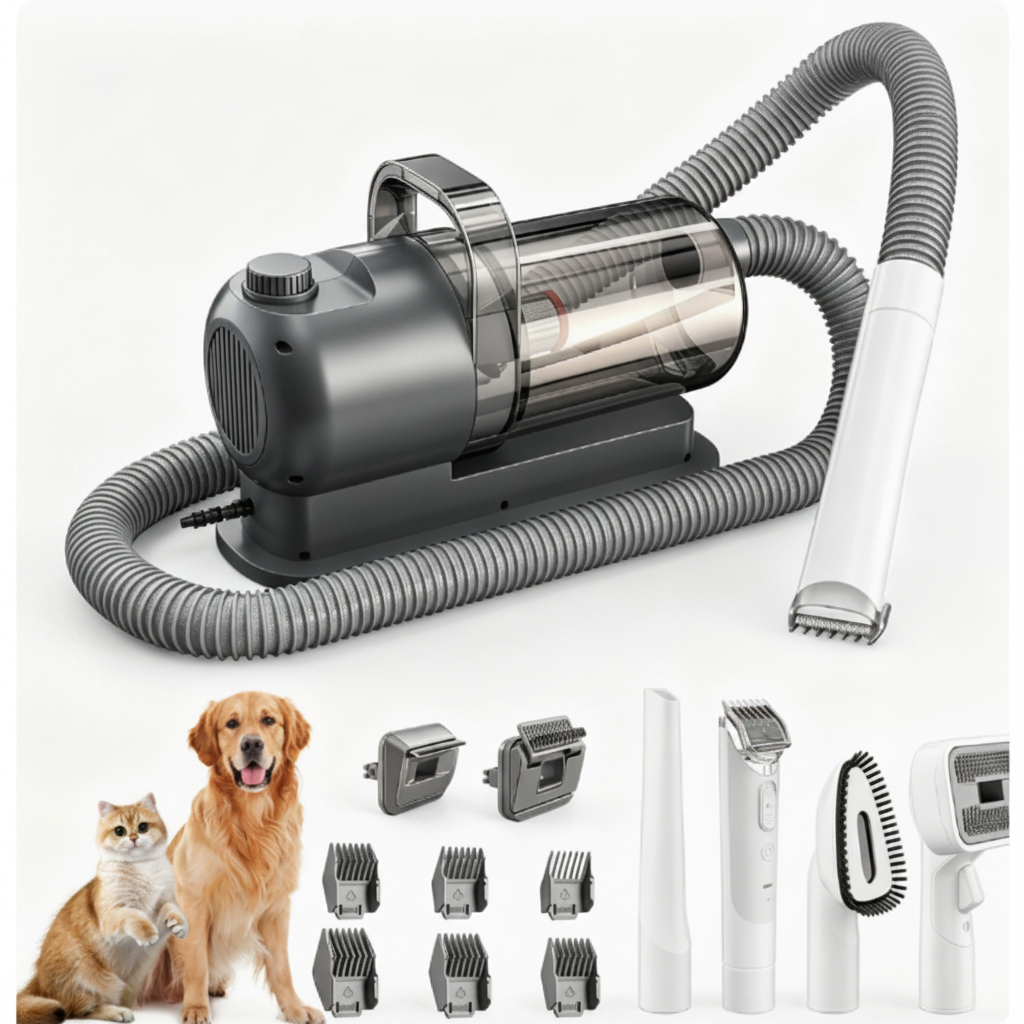 Pet Grooming Machine With Hair Collection Function
