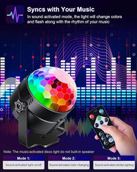 Home room party decoration lights with colorful disco effects