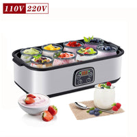 Home yogurt maker with compact countertop design