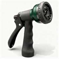 Garden hose nozzle used for outdoor cleaning and vehicle rinsing
