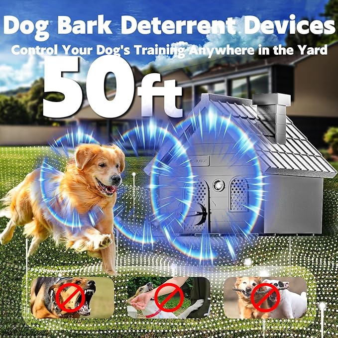 humane no-shock dog bark control device