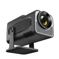 HY320 Mini portable projector with compact black design