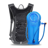 Hydration pack backpack with 2L water bladder for hiking running and cycling